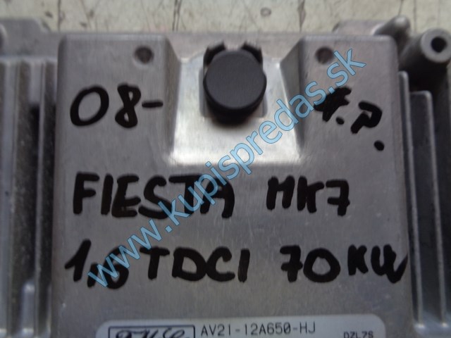 riadiaca jednotka motora na ford fiestu mk7, AV21-12A650-HJ